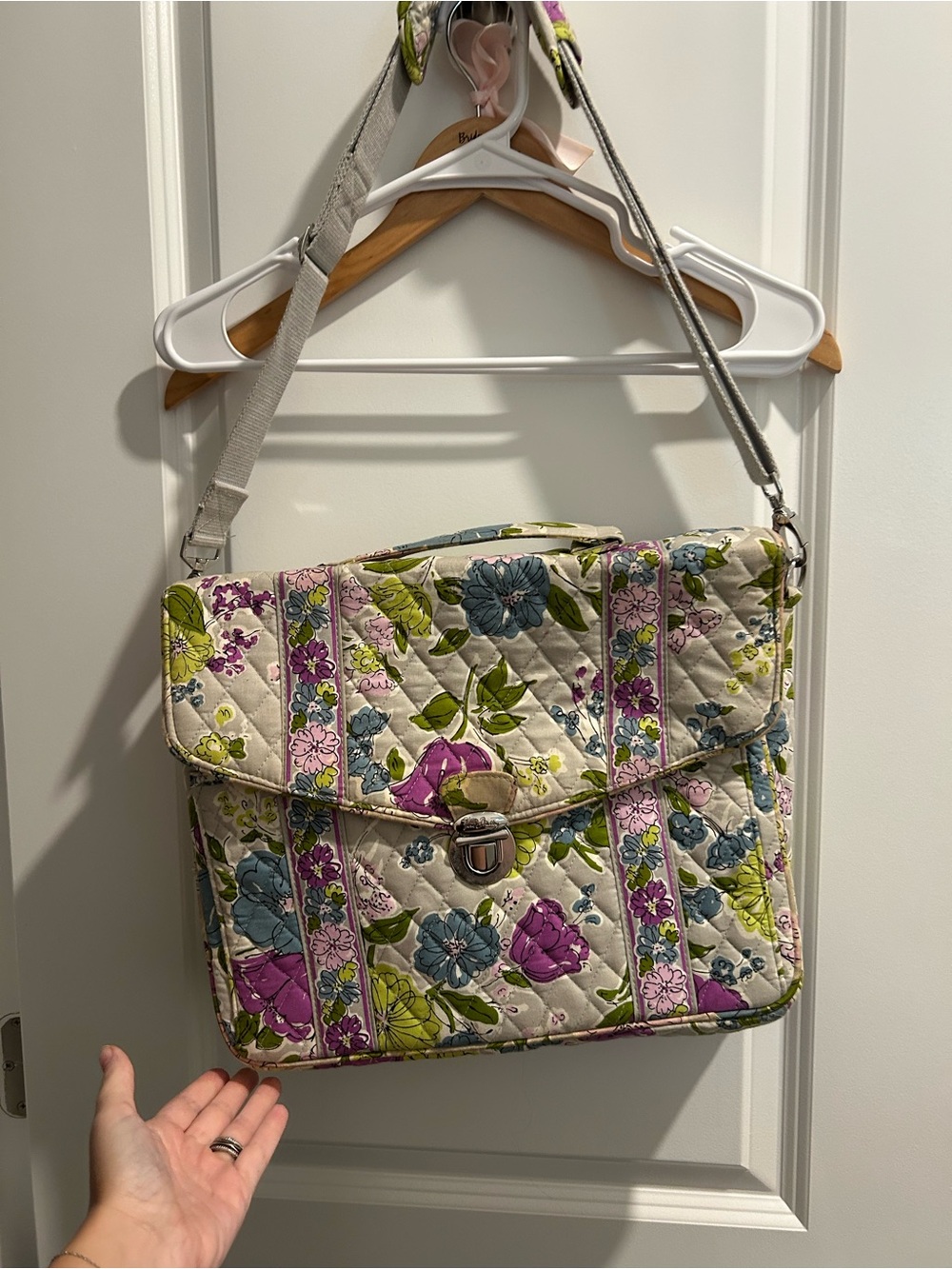 Vera Bradley Structured Messenger Bag